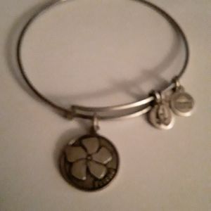 Alex and Ari Bracelet. Silver with Shamrock Friend